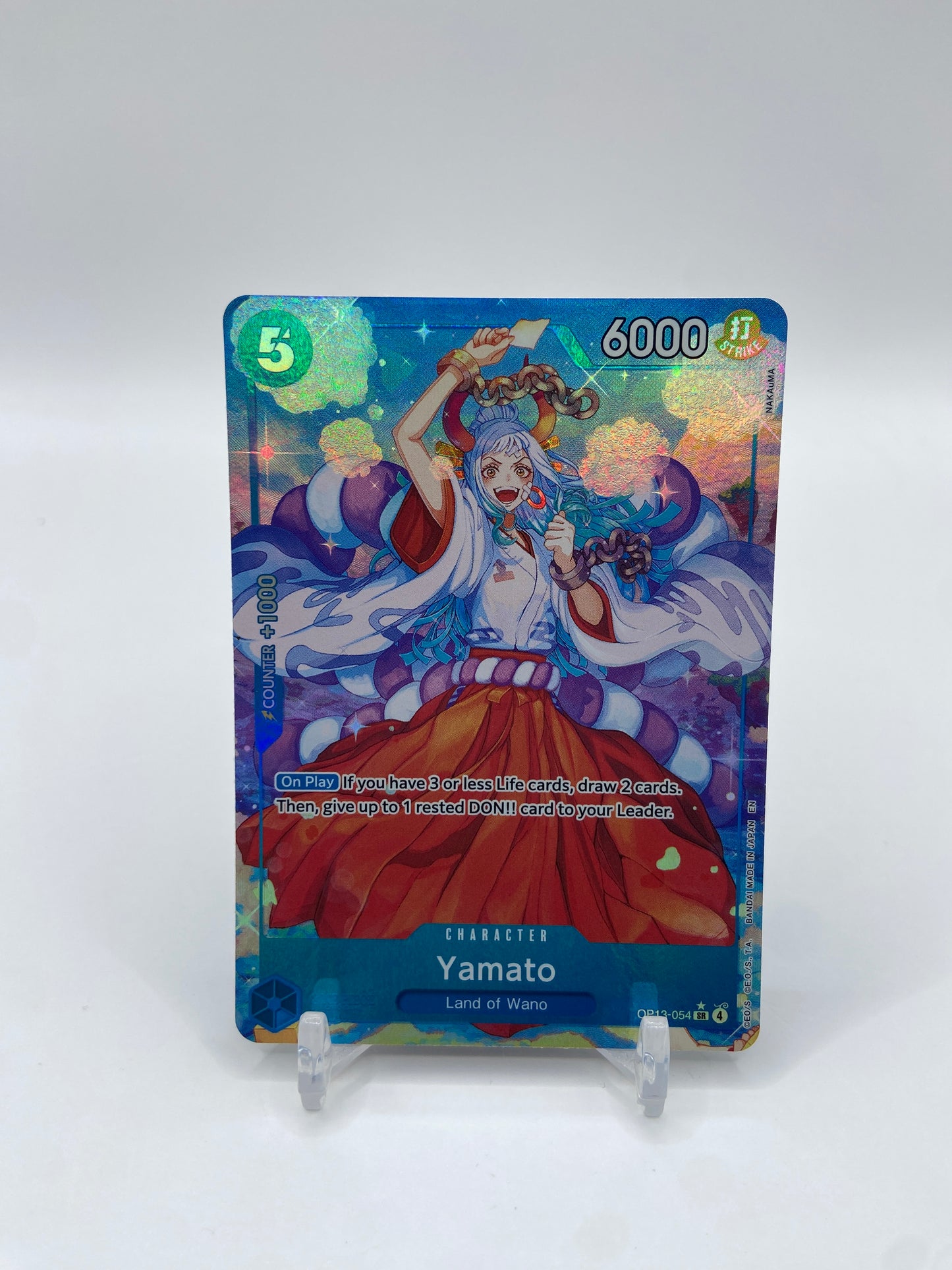 Yamato (Alternate Art) Carrying On His Will SR OP13-054