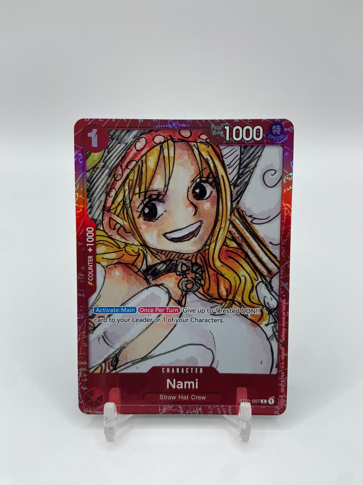 Nami (Premium Card Collection -ONE PIECE FILM RED Edition-) One Piece Promotion Cards ST01-007