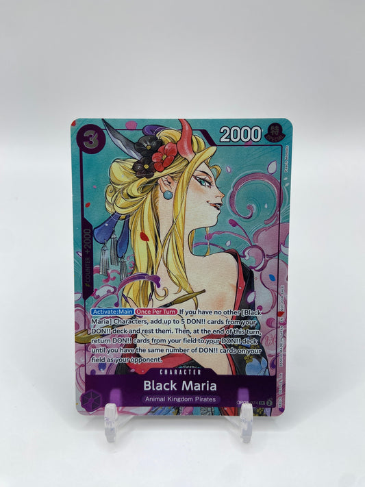 Black Maria (Illustration Box Vol.2) One Piece Promotion Cards SR OP08-074