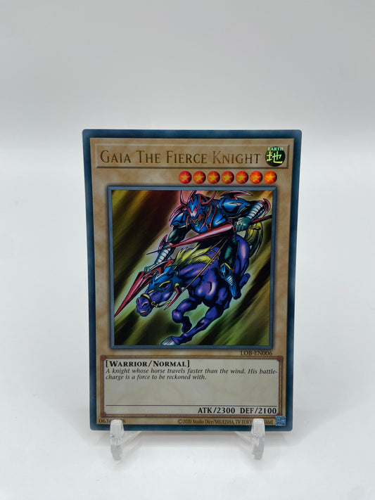Gaia The Fierce Knight Ultra Rare Legend of Blue Eyes White Dragon (25th Anniversary Edition)  LOB-EN006