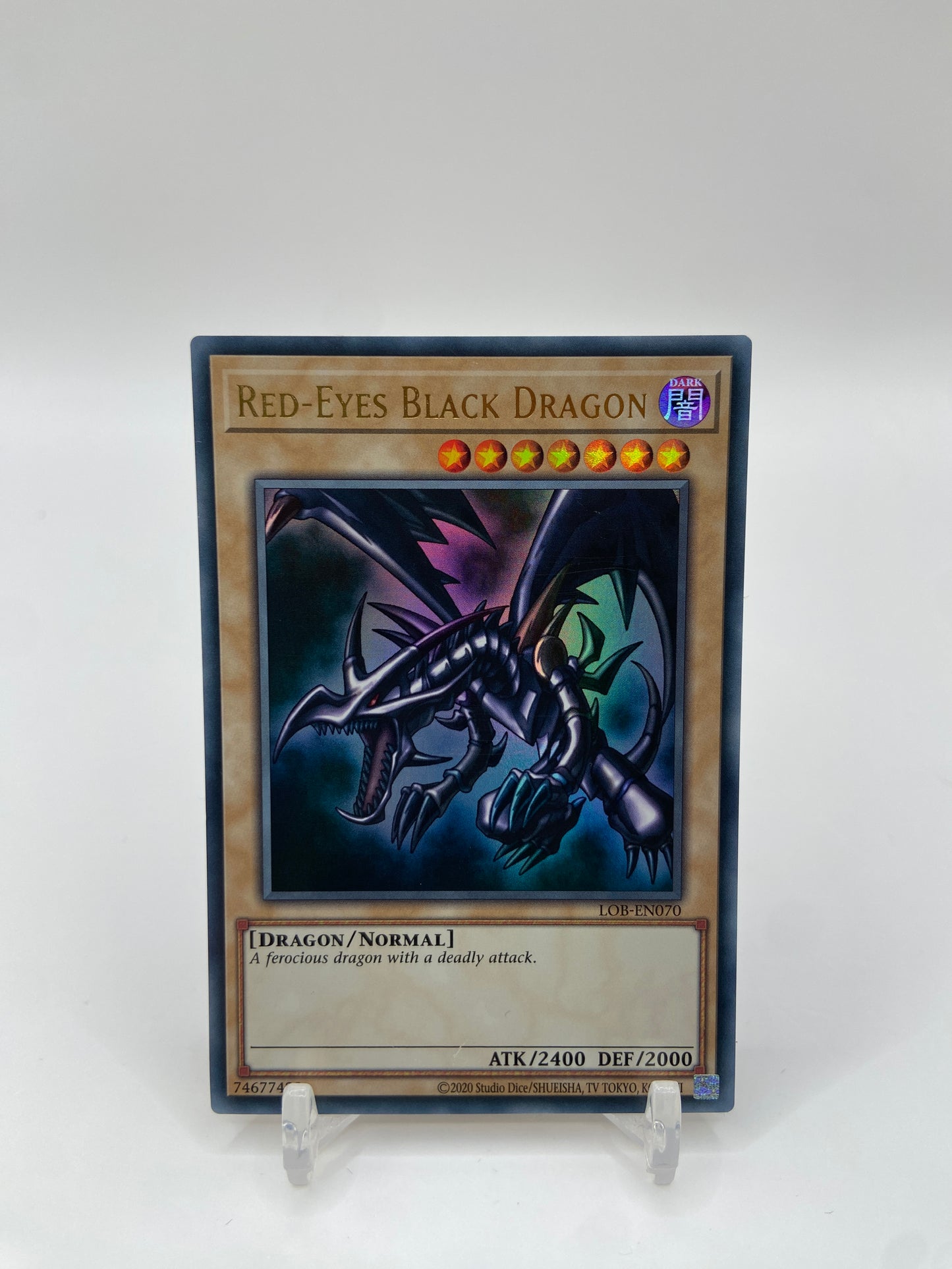 Red-Eyes Black Dragon Ultra Rare Legend of Blue Eyes White Dragon (25th Anniversary Edition) LOB-EN070
