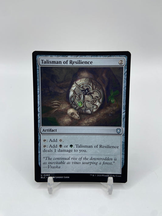 Talisman of Resilience Commander: Bloomburrow U 288