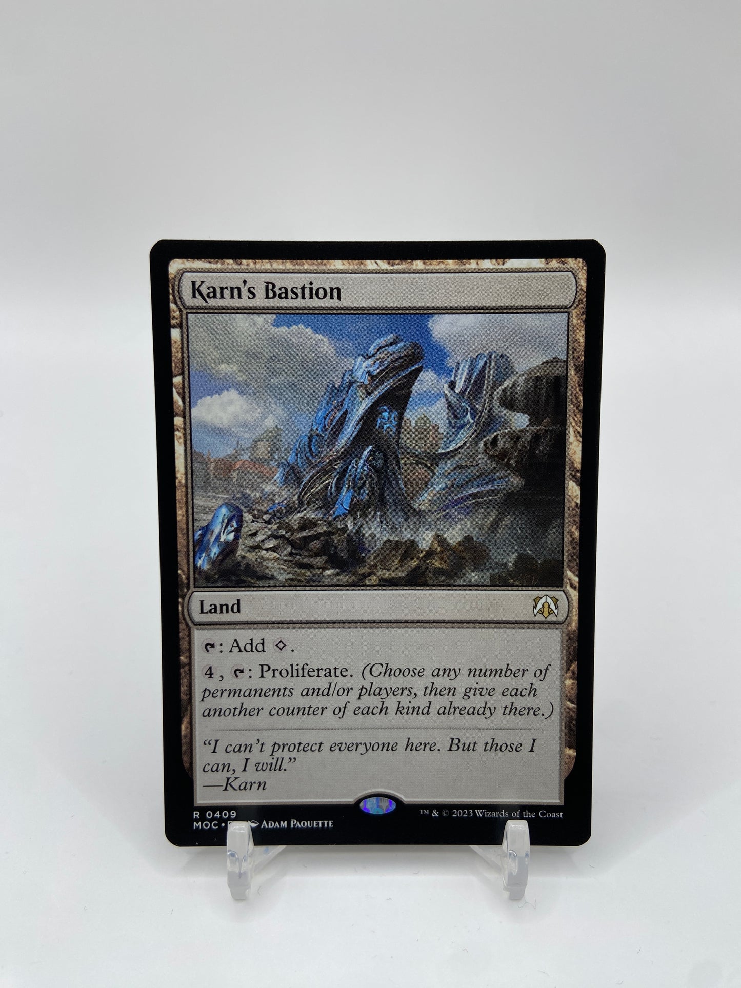 Karn's Bastion Commander: March of the Machine R