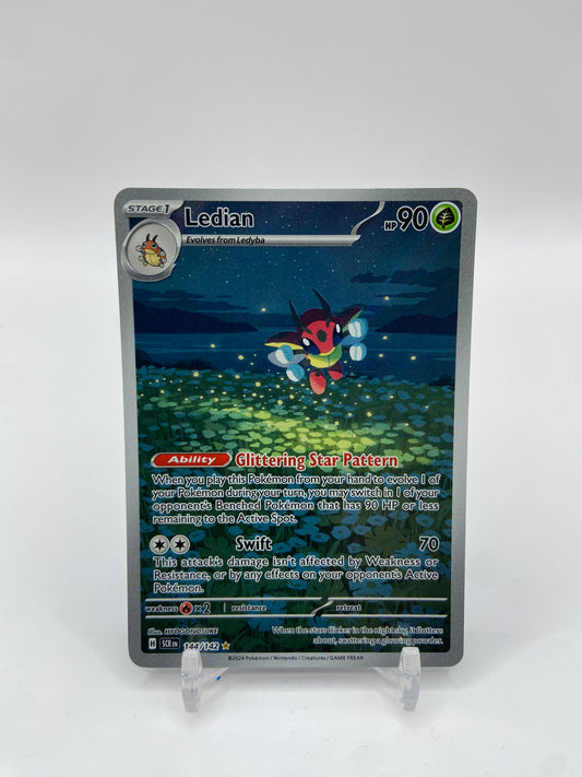 Ledian Illustration Rare Full Art Stellar Crown 144/142