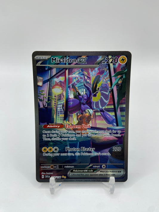 Miraidon ex Alt Art Secret Rare Scarlet & Violet Base Set  244/198