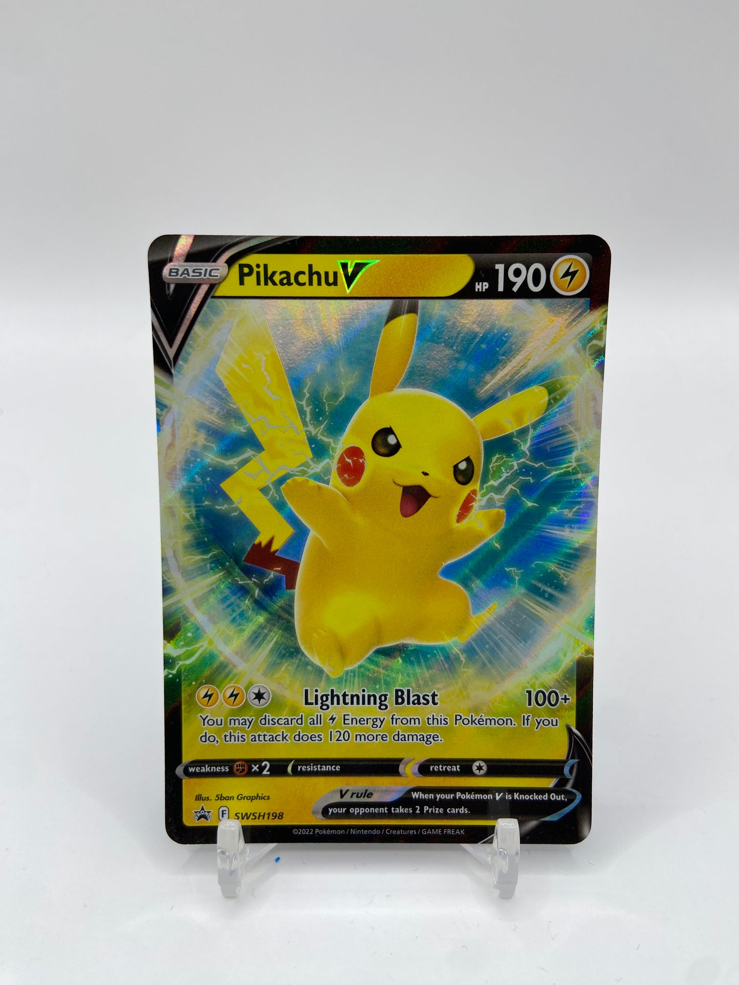 Pikachu V Sword & Shield Promo SWSH198