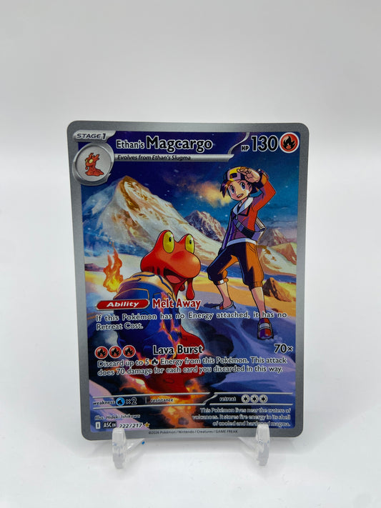 Ethan's Magcargo Illustration Rare Full Art Ascended Heroes  222/217
