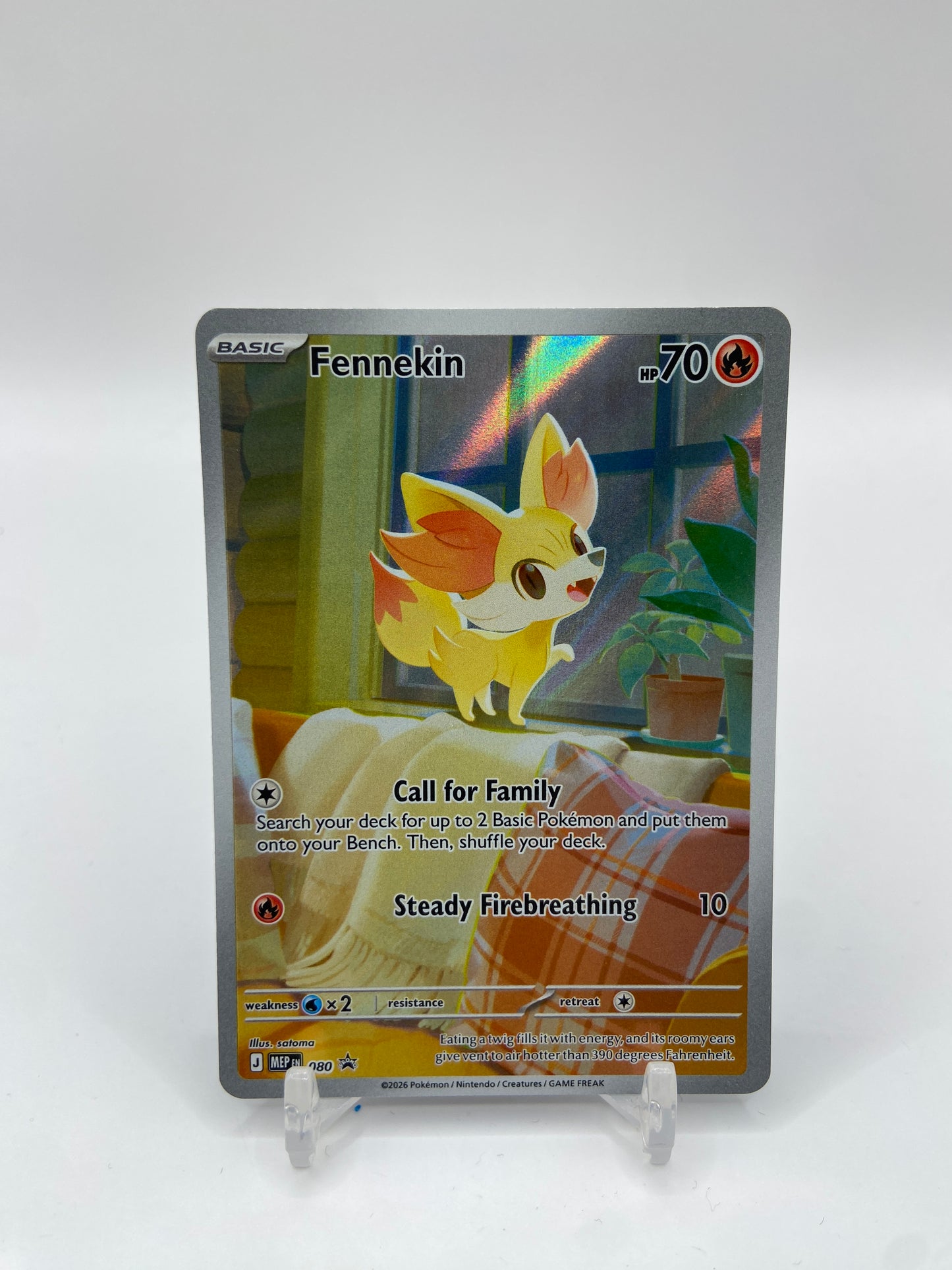 Fennekin  Full Art Mega Evolution  Promo 080