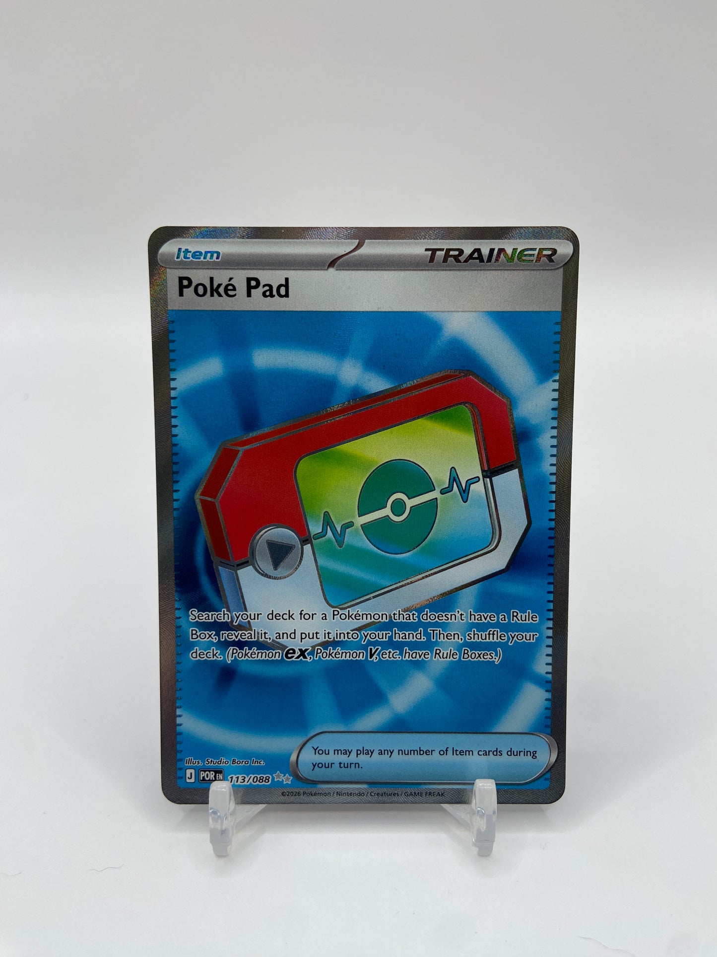 Poke Pad Full Art Perfect Order  113/088