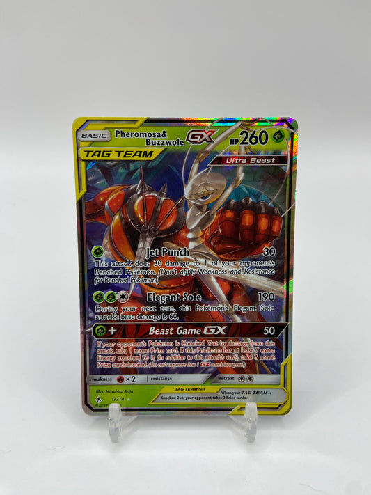Pheromosa & Buzzwole GX Unbroken Bonds 1/214