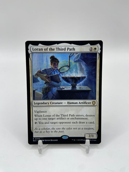 Loran of the Third Path Commander: Bloomburrow R 143