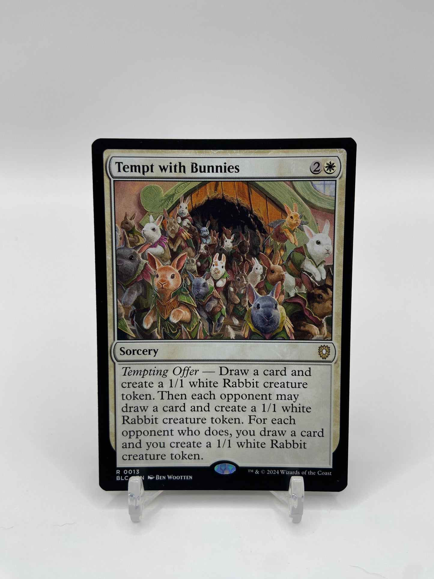 Tempt with Bunnies Commander: Bloomburrow R 13