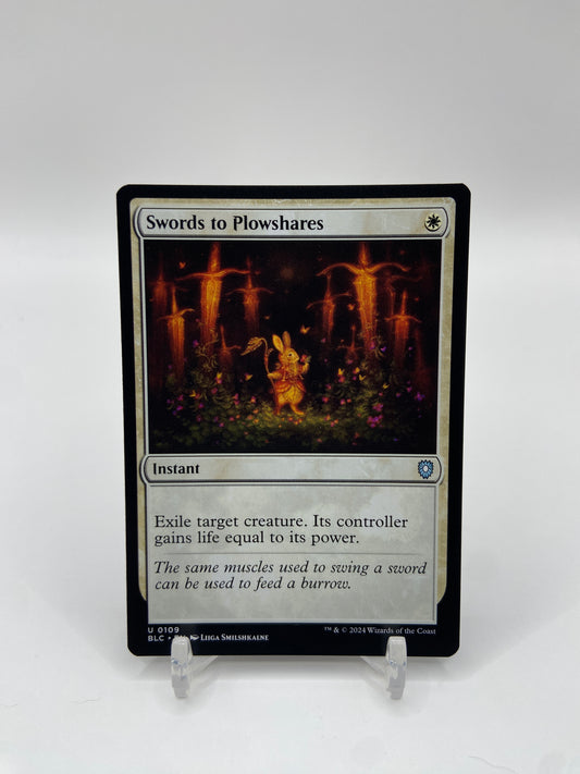 Swords to Plowshares Commander: Bloomburrow U 109