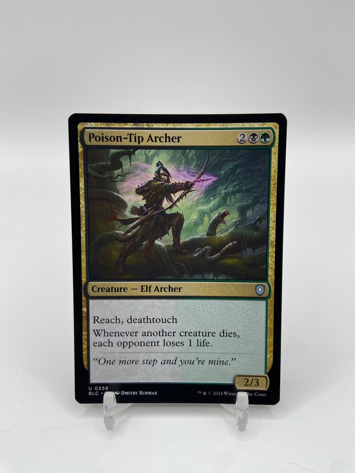 Poison-Tip Archer Commander: Bloomburrow U 256
