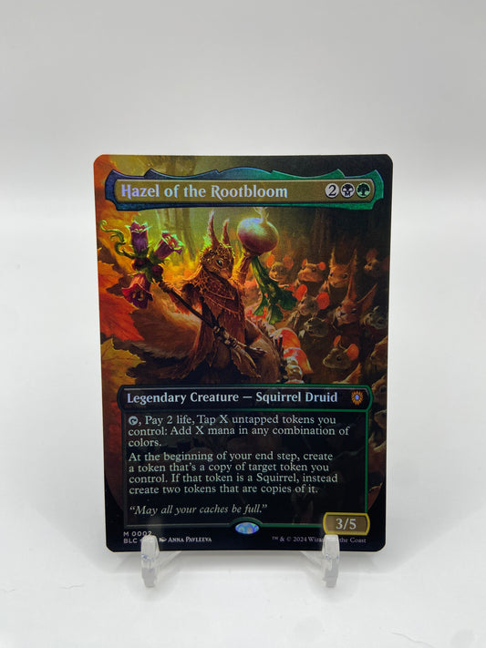 Hazel of the Rootbloom Foil (Borderless) Commander: Bloomburrow M 2