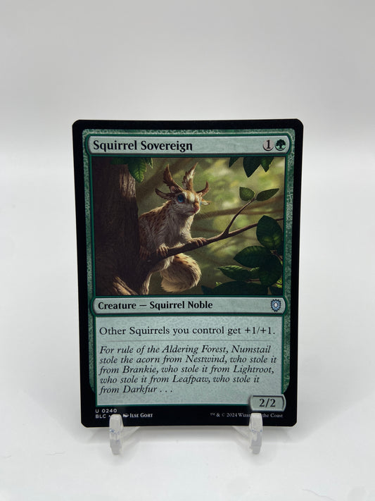Squirrel Sovereign Commander: Bloomburrow U 240