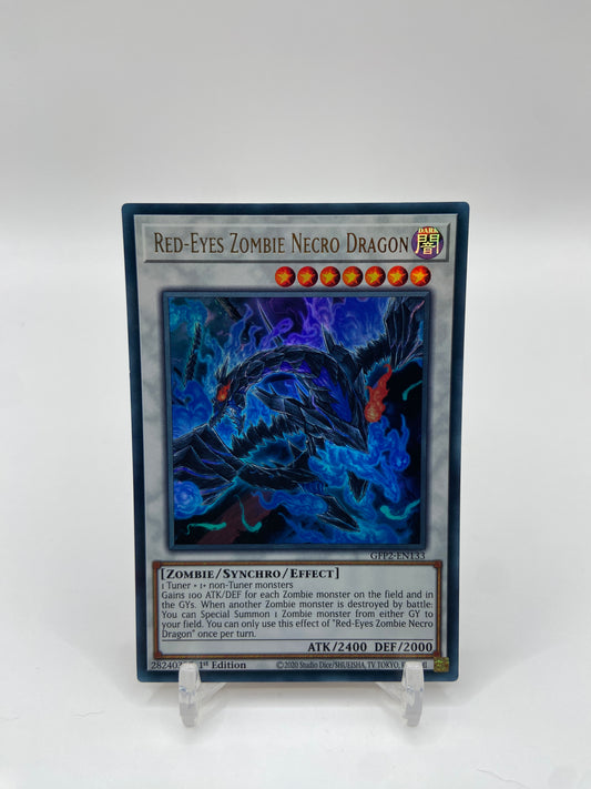 Red-Eyes Zombie Necro Ultra Rare Dragon Ghosts From the Past: The 2nd Haunting  GFP2-EN133