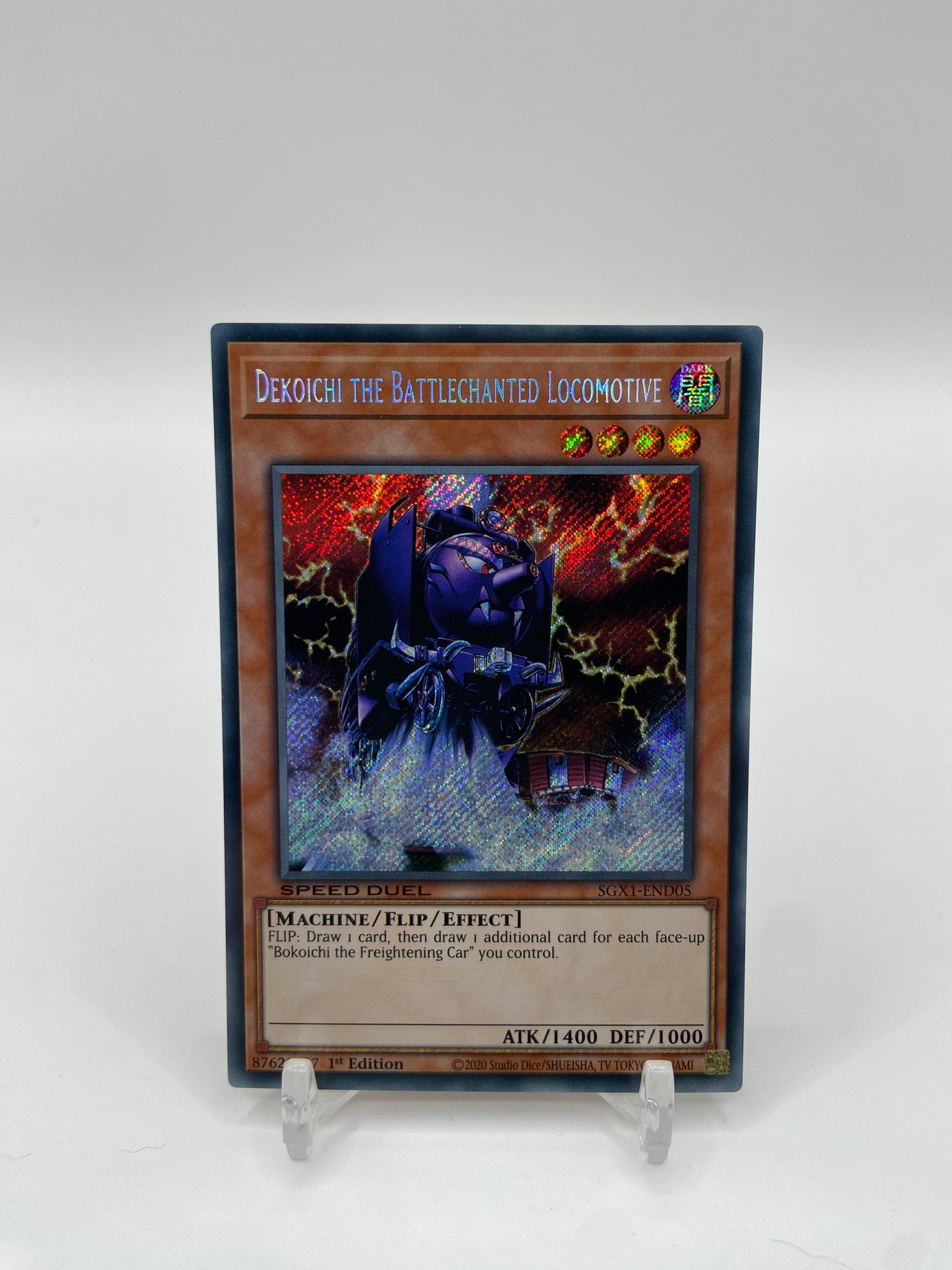 Dekoichi the Battlechanted Locomotive (Secret Rare) Speed Duel GX: Duel Academy Box  SGX1-END05