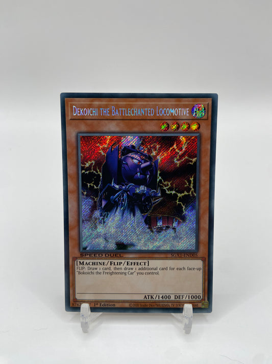 Dekoichi the Battlechanted Locomotive (Secret Rare) Speed Duel GX: Duel Academy Box  SGX1-END05