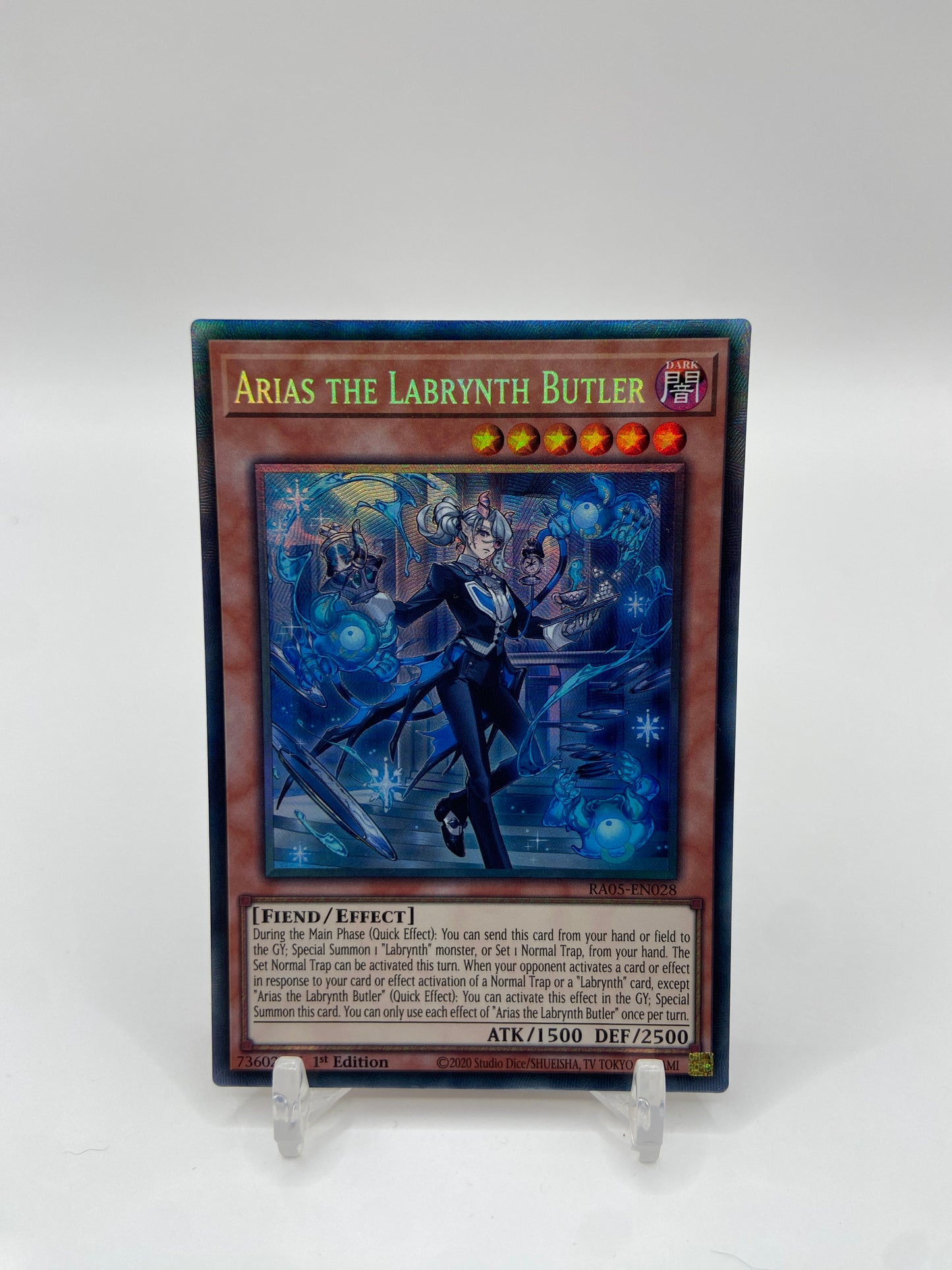 Arias the Labrynth Butler (Collector's Rare) Rarity Collection 5 RA05-EN028