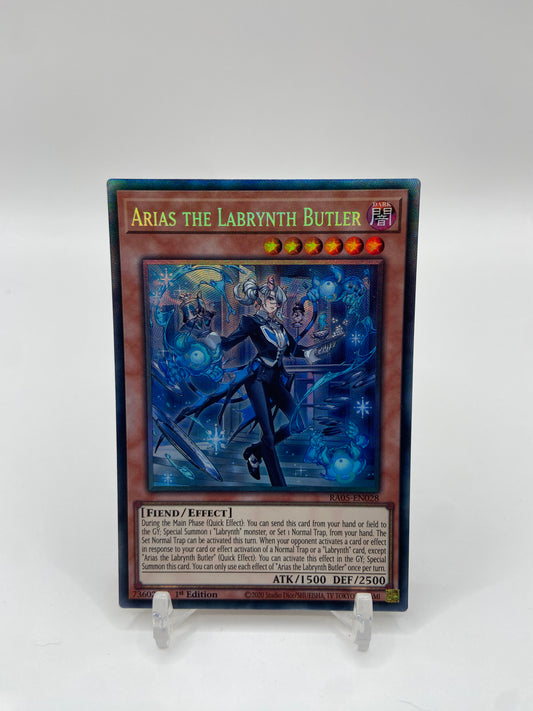 Arias the Labrynth Butler (Collector's Rare) Rarity Collection 5 RA05-EN028