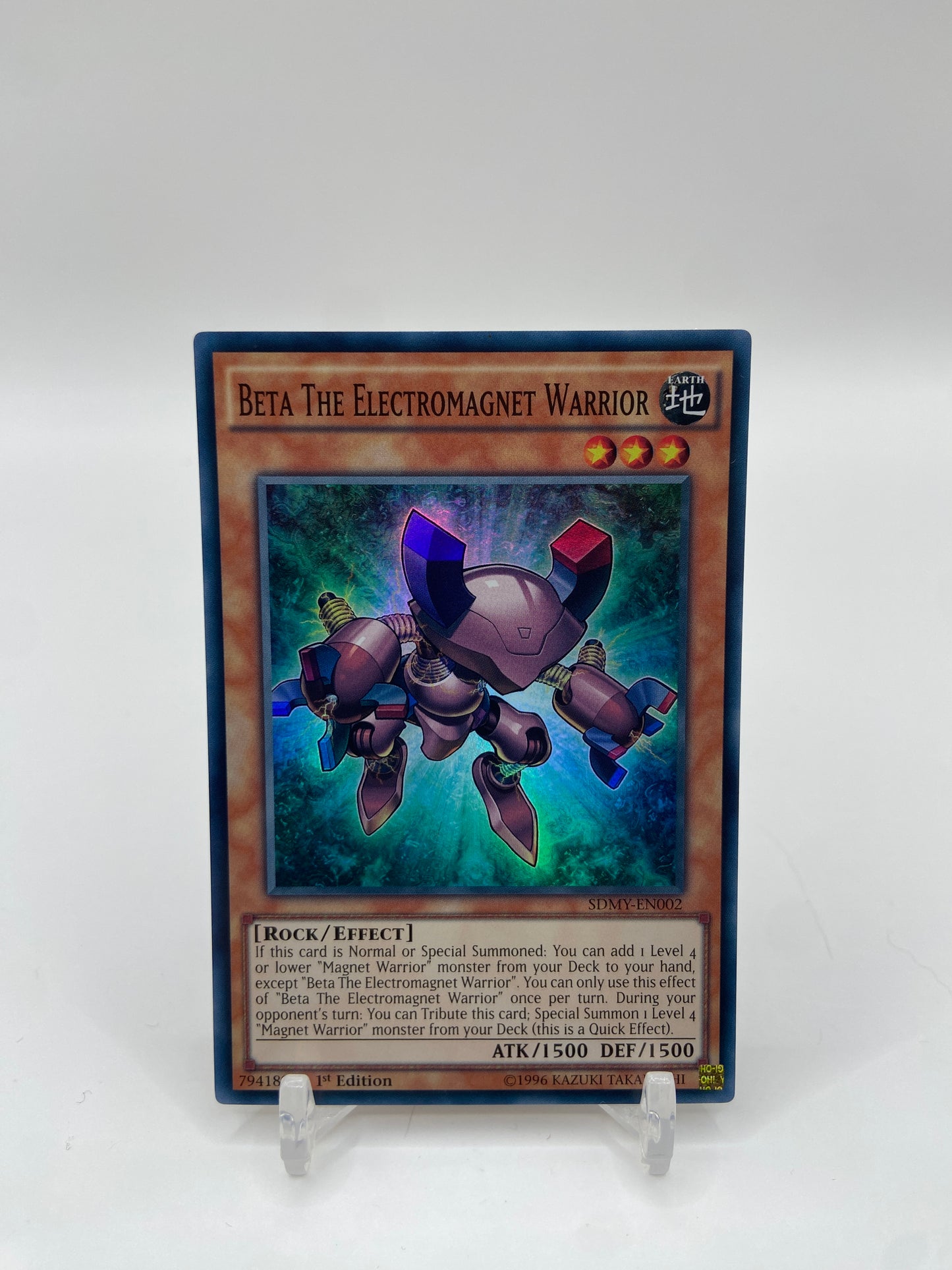 Beta The Electromagnet Warrior Super Rare Structure Deck: Yugi Muto  SDMY-EN002