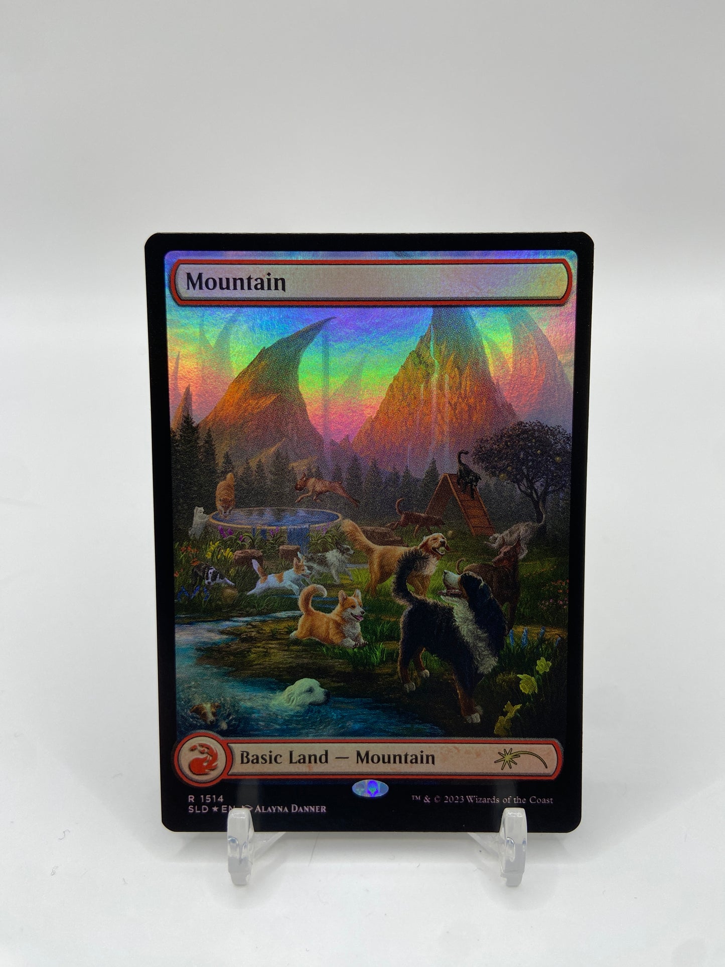 Mountain (1514) Foil Secret Lair Drop Series R 1514
