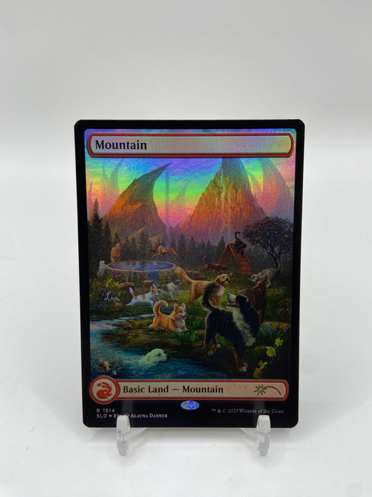 Mountain (1514) Foil Secret Lair Drop Series R 1514