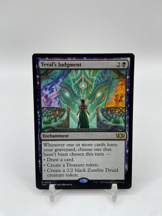 Teval's Judgment Commander: Tarkir: Dragonstorm R 28