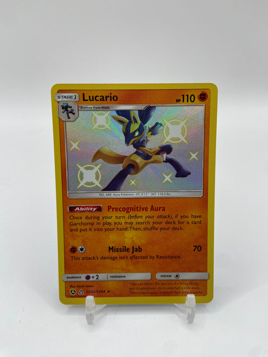 Lucario Shiny Hidden Fates SV22/SV94