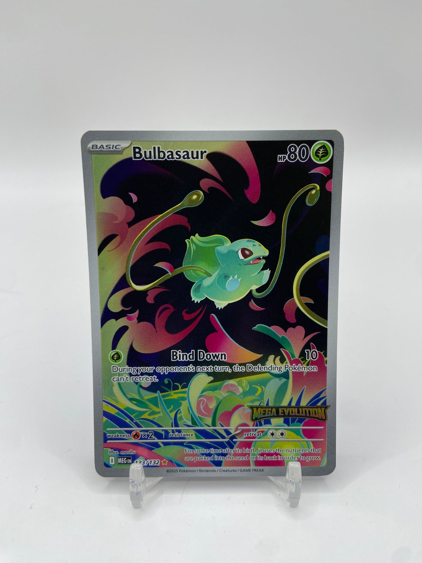 Bulbasaur (Mega Evolution Stamped) Mega Evolution Promos  133/132