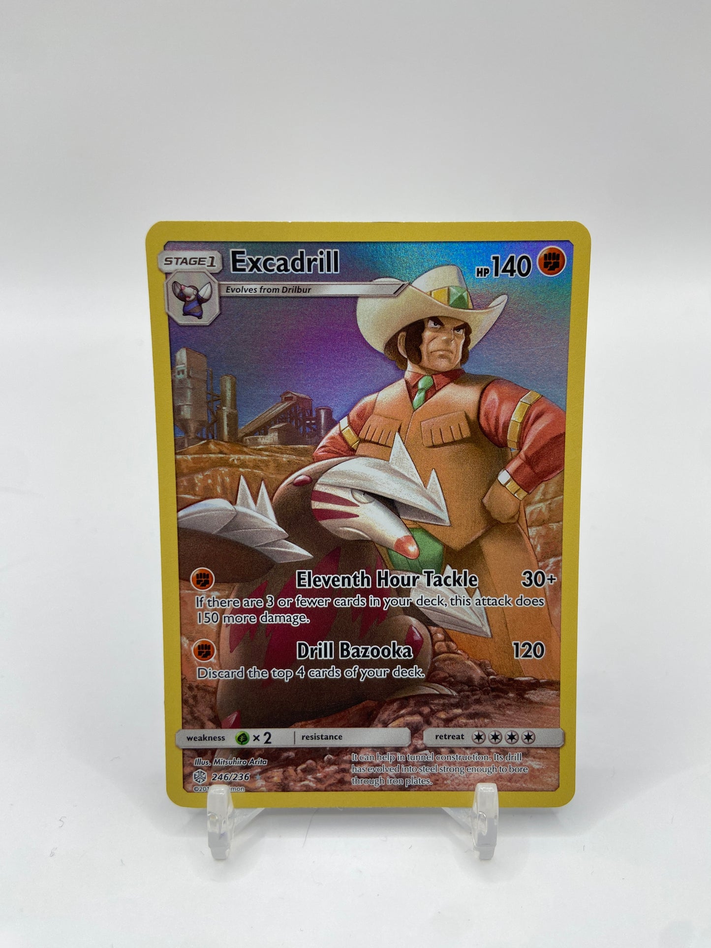 Excadrill (Secret Full Art) Cosmic Eclipse 246/236