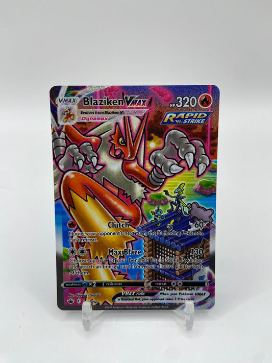Blaziken VMAX Alternate Art Secret Rare Chilling Reign  201/198
