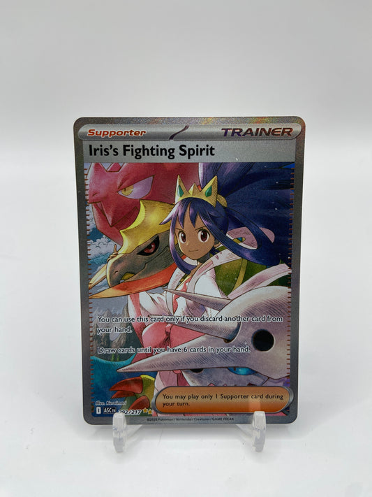 Iris's Fighting Spirit Alt Art Secret Rare Ascended Heroes 292/217