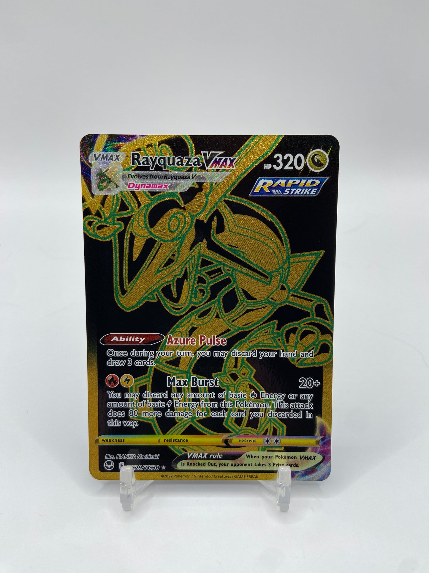 Rayquaza VMAX (Secret) Silver Tempest Trainer Gallery  TG29/TG30