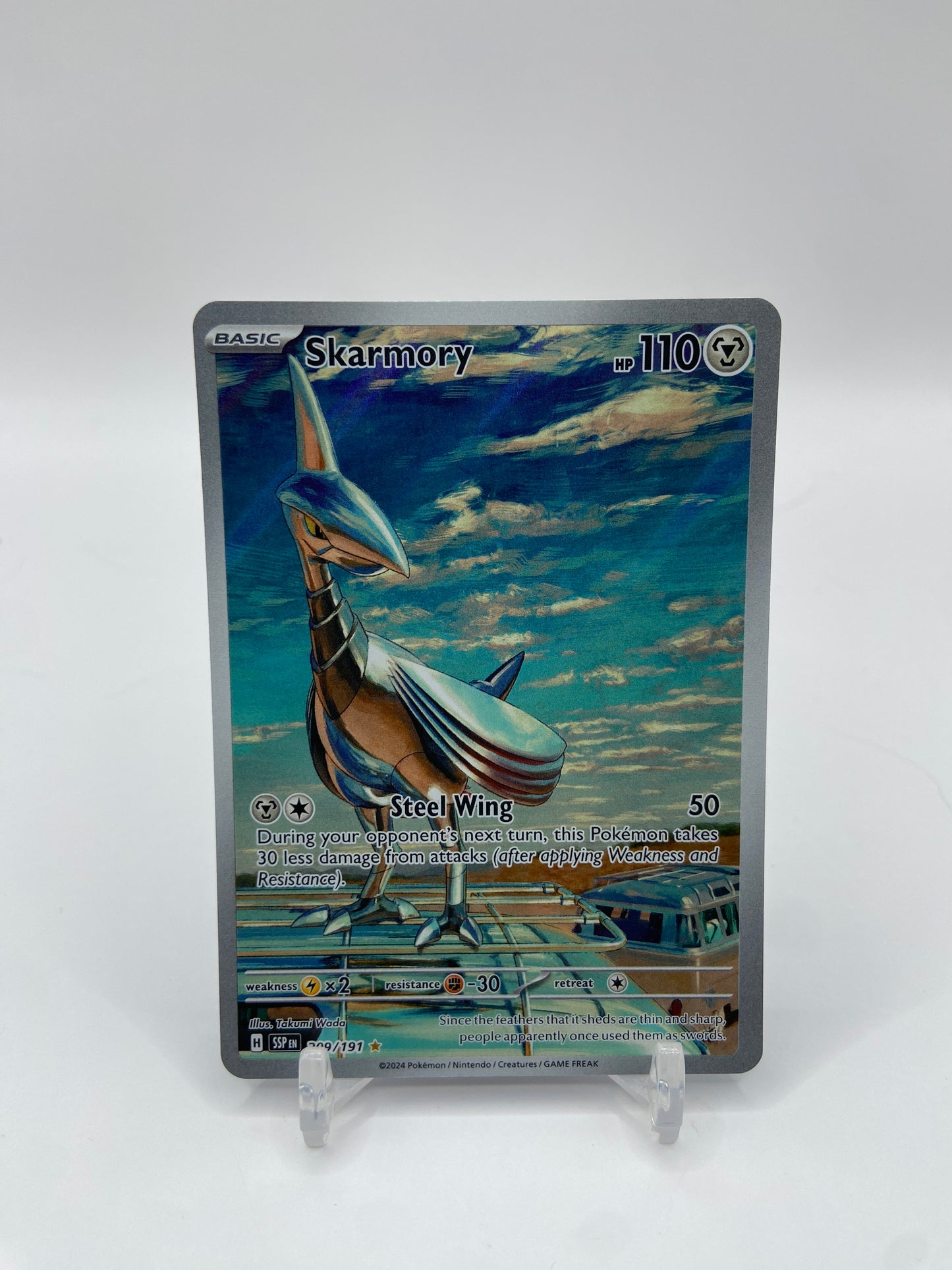 Skarmory Art Rare Full Art Surging Sparks 209/191