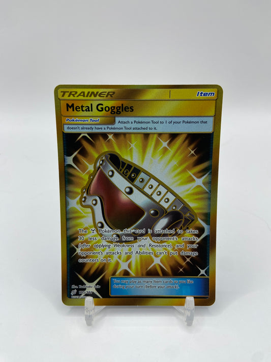 Metal Goggles Gold Secret Rare Team Up 195/181