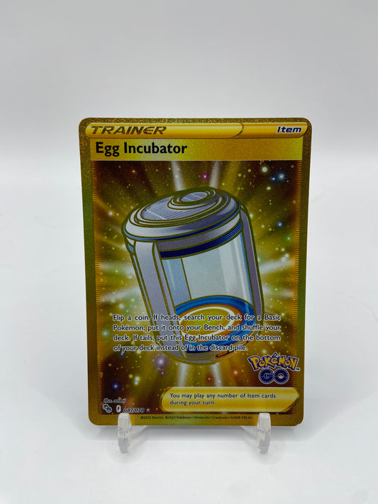 gold incubator pokemon card Egg 087/078 - Go and shuffle your deck Incubator UR S10b Pokmon GO