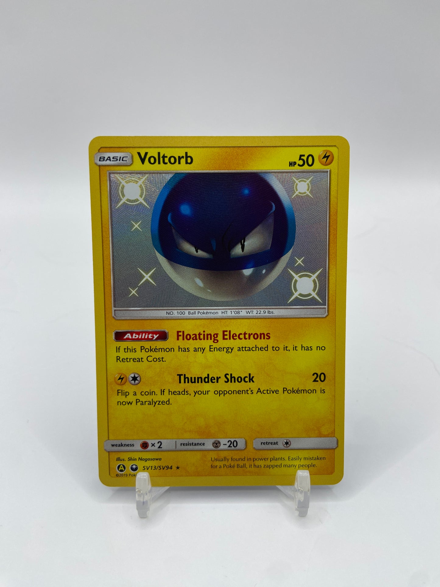 Voltorb Shiny Hidden Fates SV13/SV94