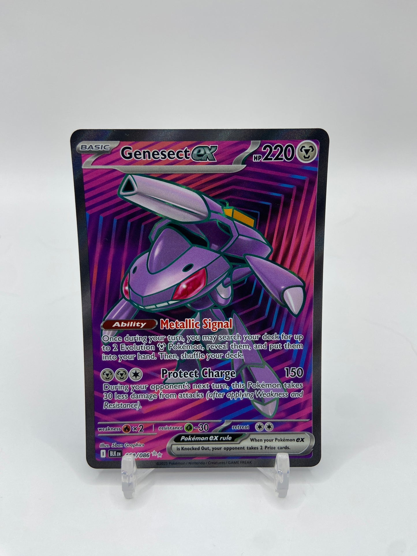 Genesect ex Full Art Black Bolt  161/086