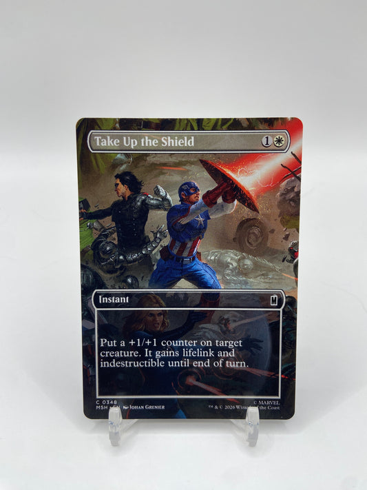 Take Up the Shield (Borderless) Marvel Super Heroes C 348