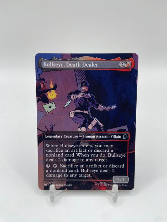 Bullseye, Death Dealer Foil (Borderless) Marvel Super Heroes U 325