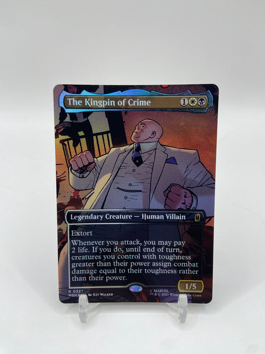 The Kingpin of Crime Foil (Borderless) (0327) Marvel Super Heroes R 327