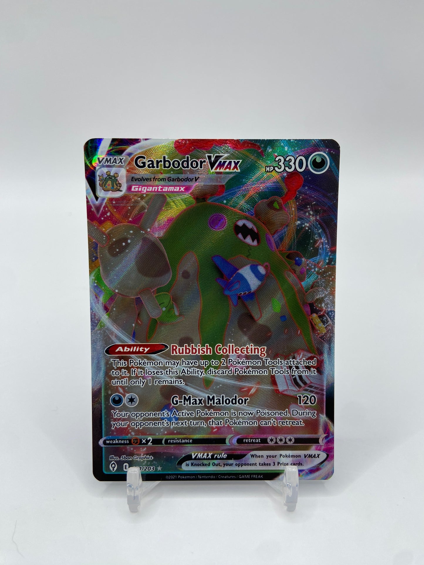 Garbodor VMAX Evolving Skies 101/203