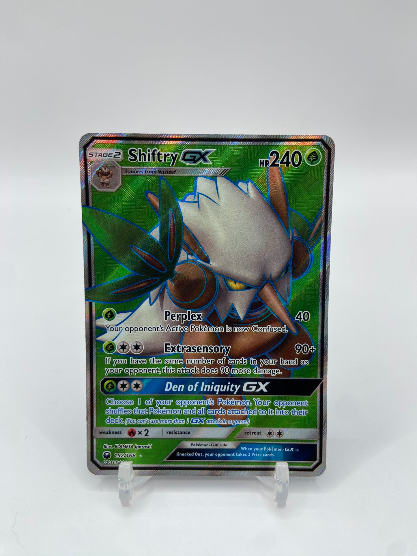 Shiftry GX Full Art Celestial Storm 152/168
