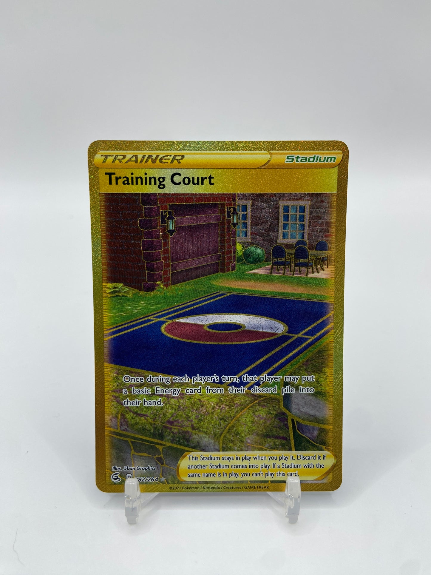 Training Court Gold Secret Rare Fusion Strike 282/264