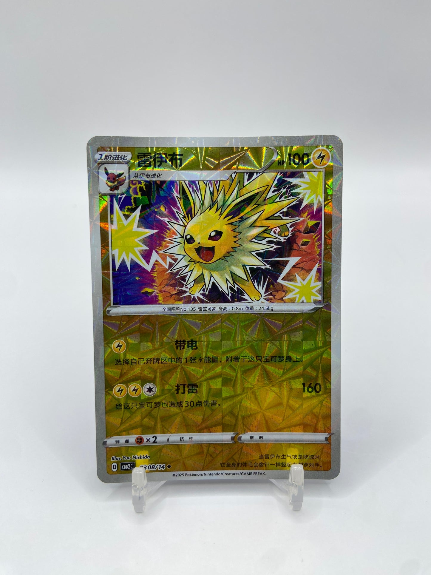 Jolteon (Rotary Pattern) (CN) Gem Pack 2  0308/14