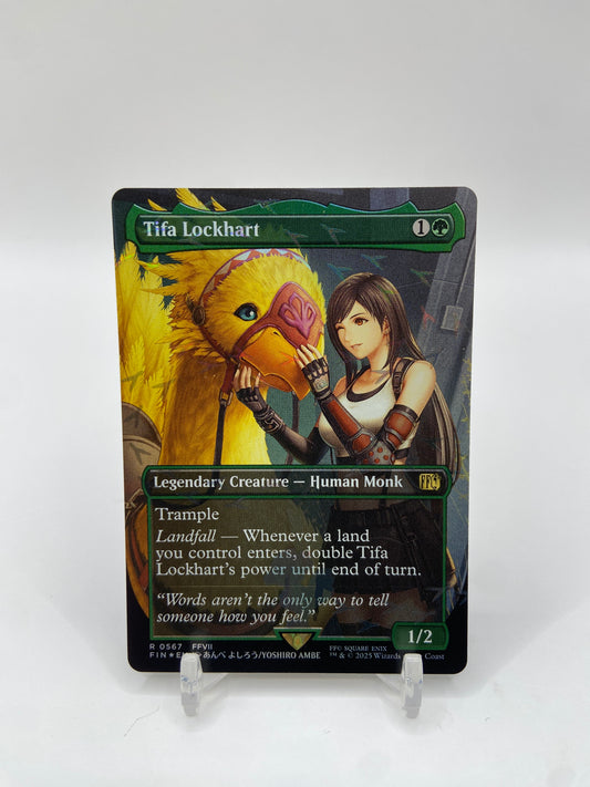 Tifa Lockhart (Borderless) (Chocobo Track Foil) Universes Beyond: FINAL FANTASY R 567