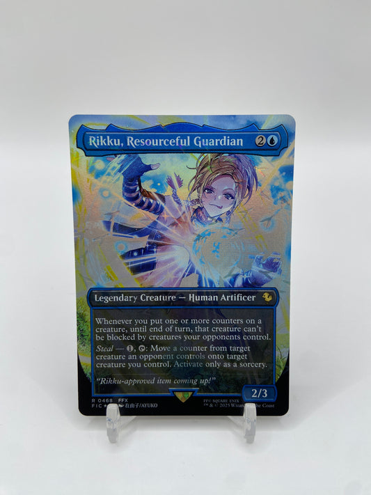 Rikku, Resourceful Guardian (Borderless) (Chocobo Track Foil) Commander: FINAL FANTASY R 468