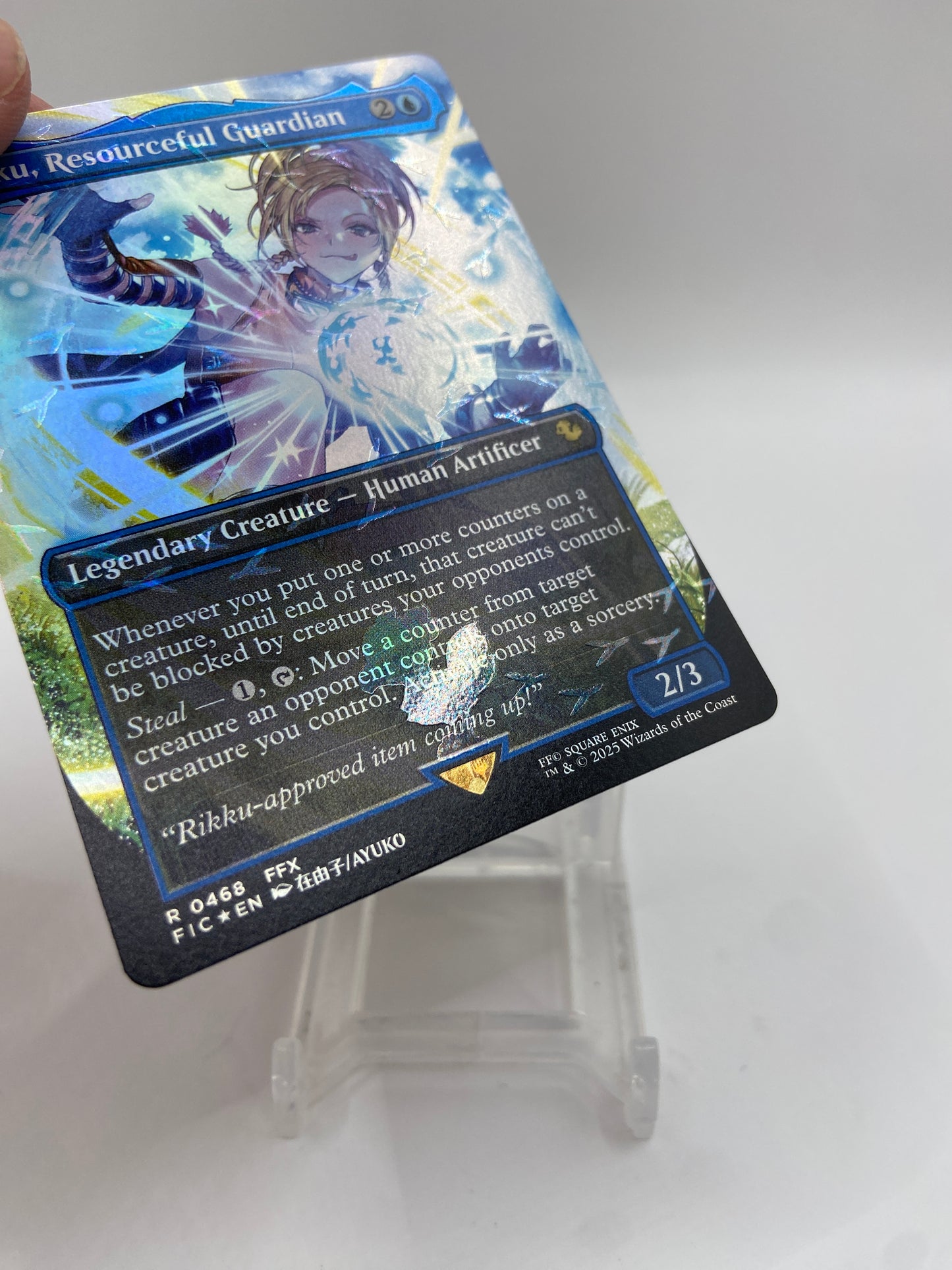 Rikku, Resourceful Guardian (Borderless) (Chocobo Track Foil) Commander: FINAL FANTASY R 468